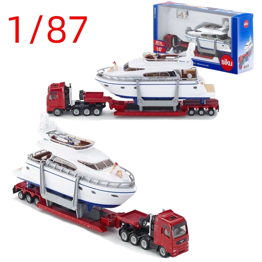 Model Kit Yacht - Diecast 1/87 Schaal Zwaar Transportvrachtwagen Automodel