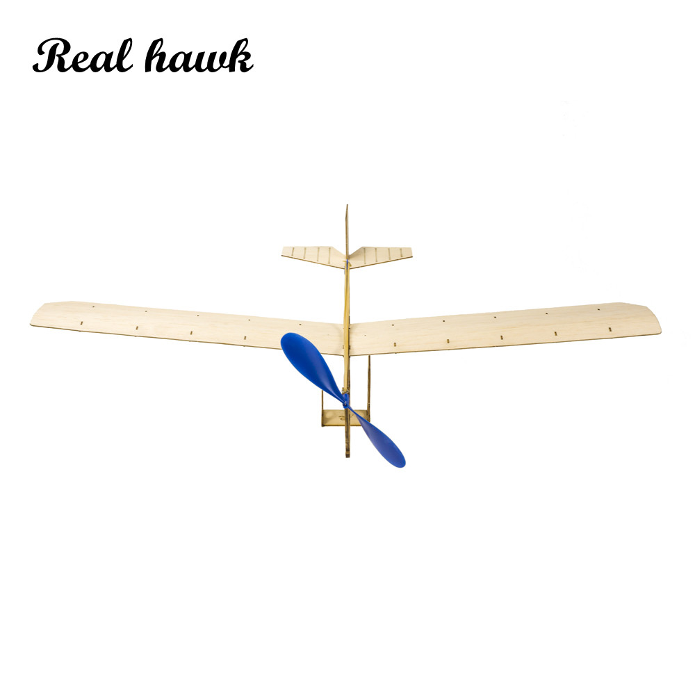 Model Kit Airplane - STEM rubberen band aangedreven vliegtuigkit, doe-het-zelf
