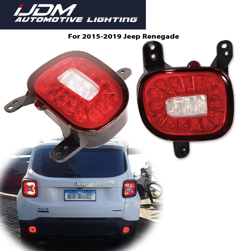 Model Kit Jeep - Voor 2015-2022 Jeep Renegade Rode LED