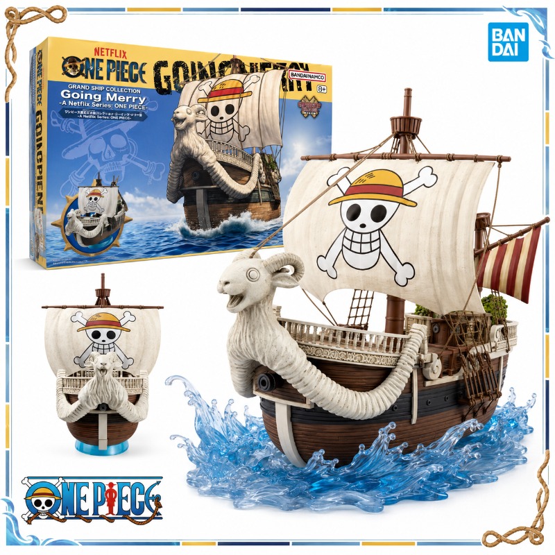 Model Kit One Piece Going Merry - Bandai Originele One Piece Netflix-serie Grand