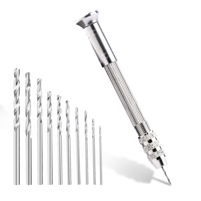 Pin Vice Micro - Mini Hand Hars Boor Pin Bankschroef