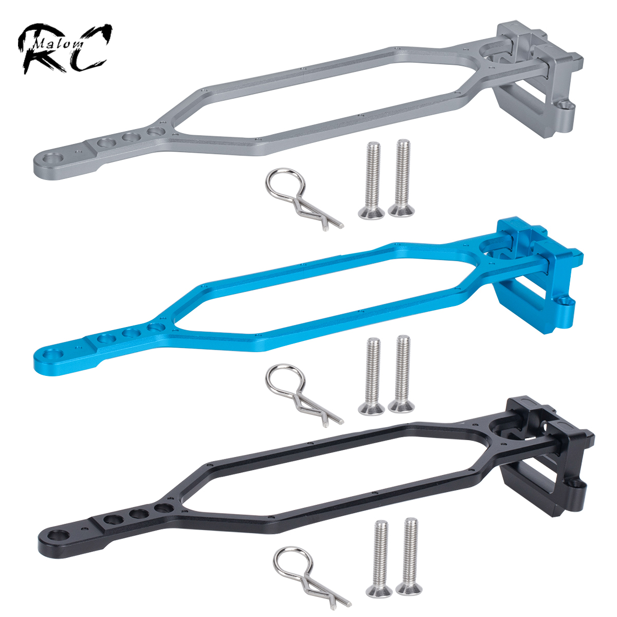 Model Kit Helicopter - CNC Aluminium Hold Down Batterij Kit