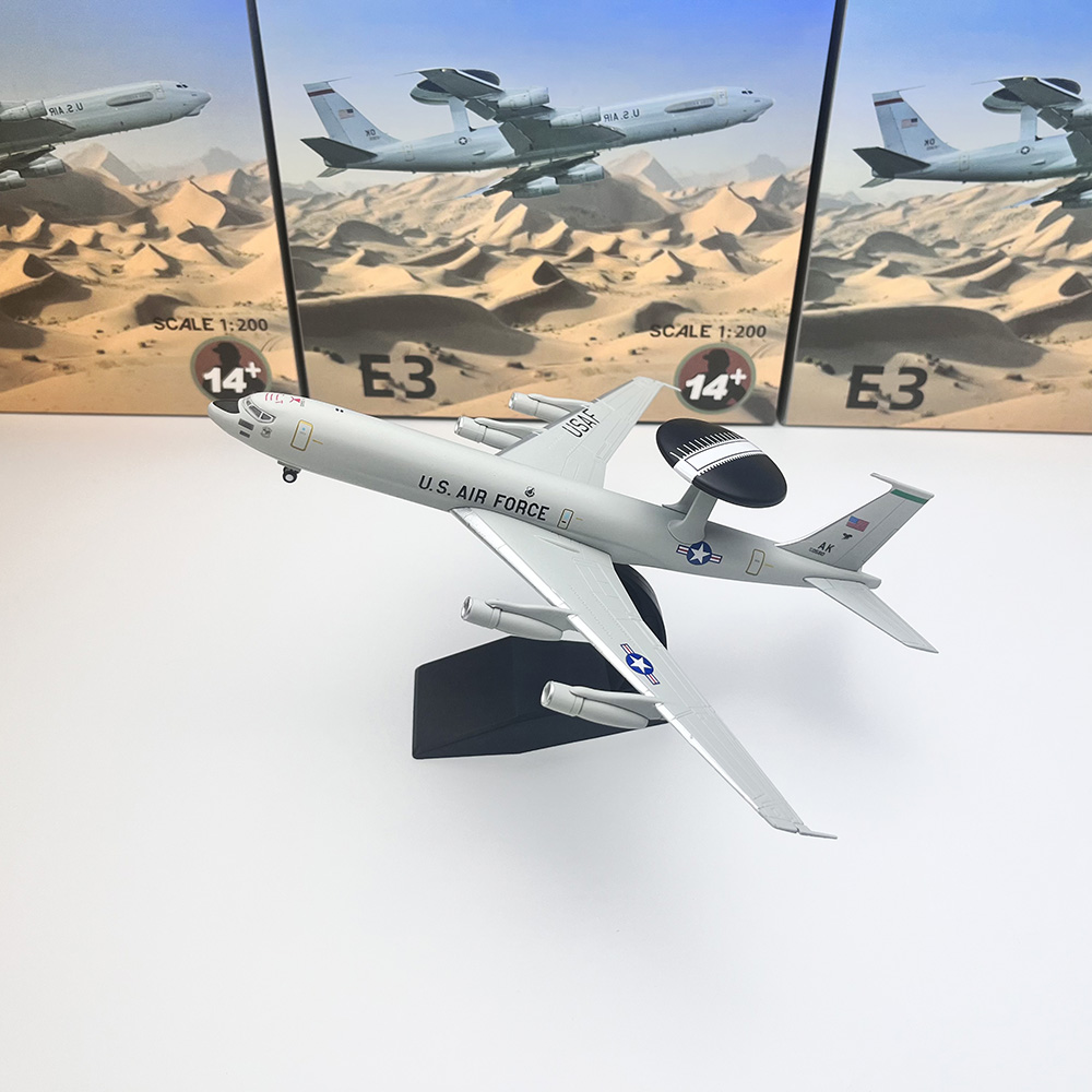 Model Kit Airplane - 1/200 Schaal E3 Vliegtuig Diecast Afgewerkt