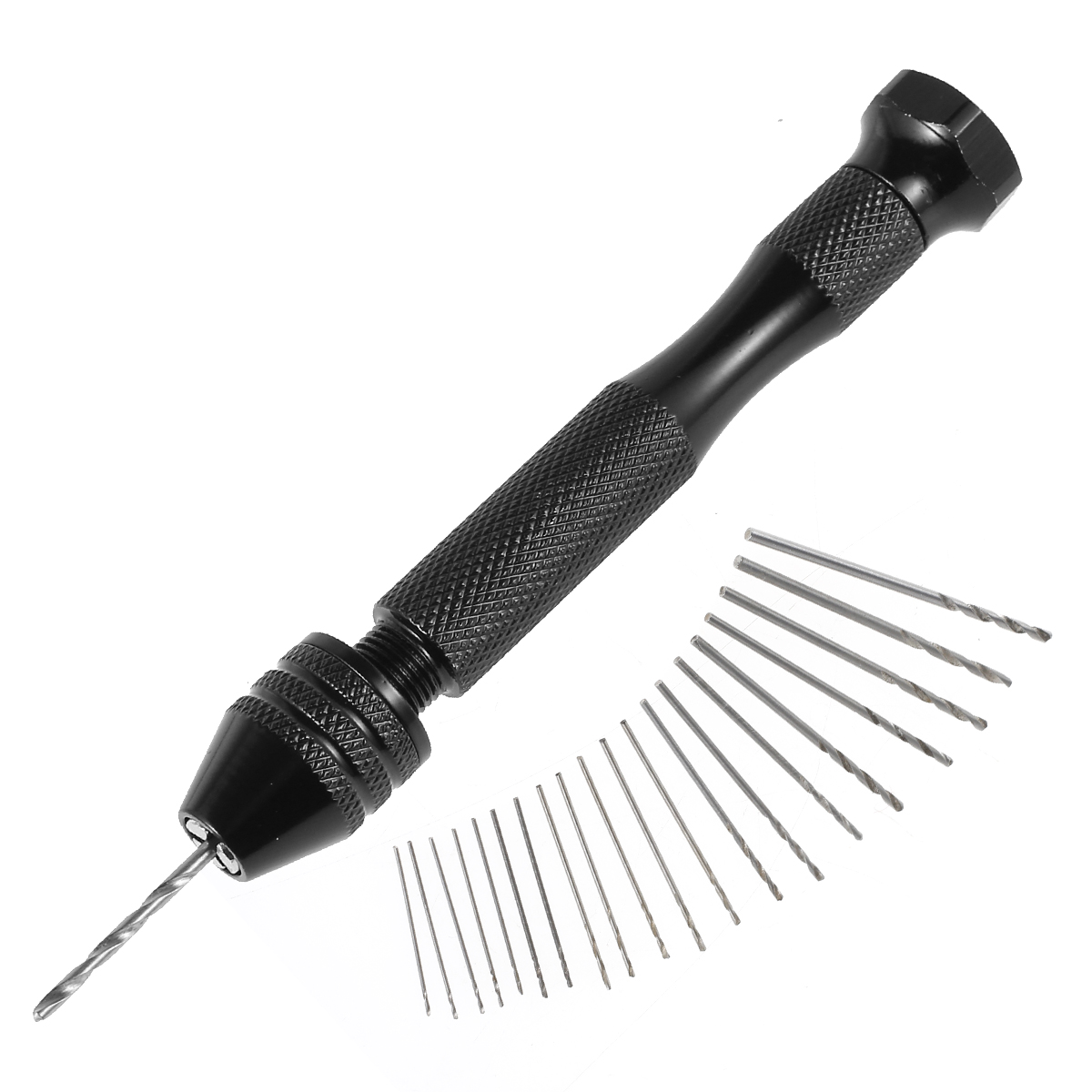 Pin Vice Micro - 20 Stuks Mini Draai Boor Bits