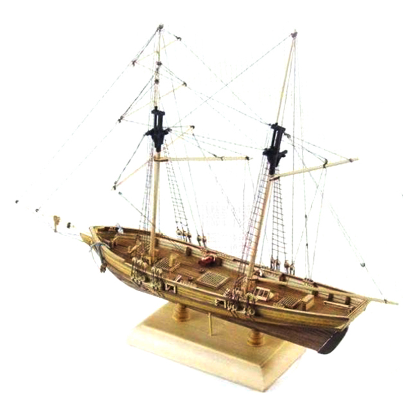 Model Kit Yacht - 1:70 Nieuwe Haven Houten Zeilboot Model