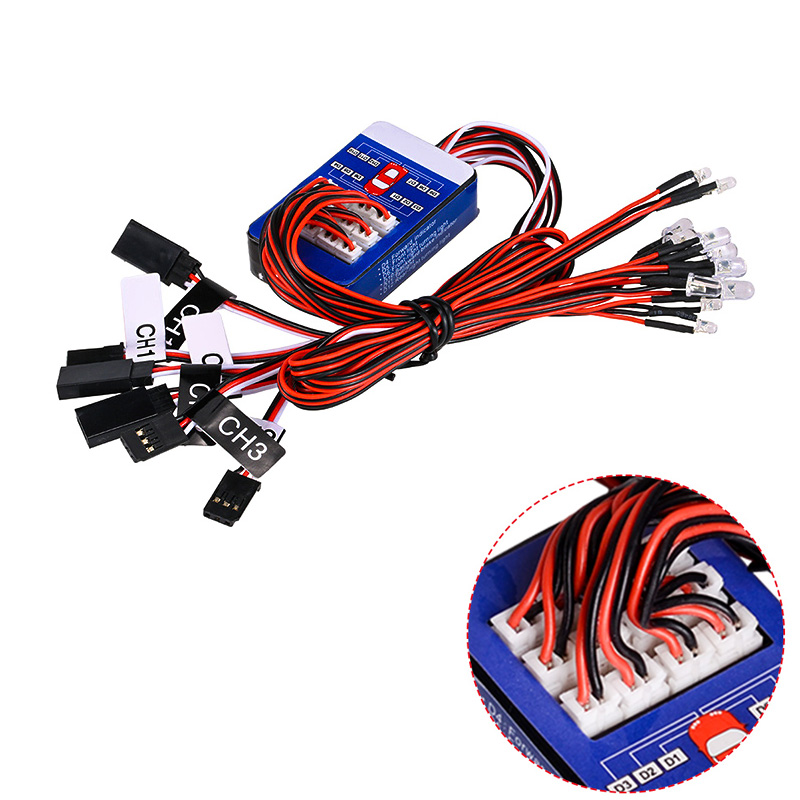 Model Kit Helicopter - RC 12 LED Verlichtingssysteem Kit Slimme
