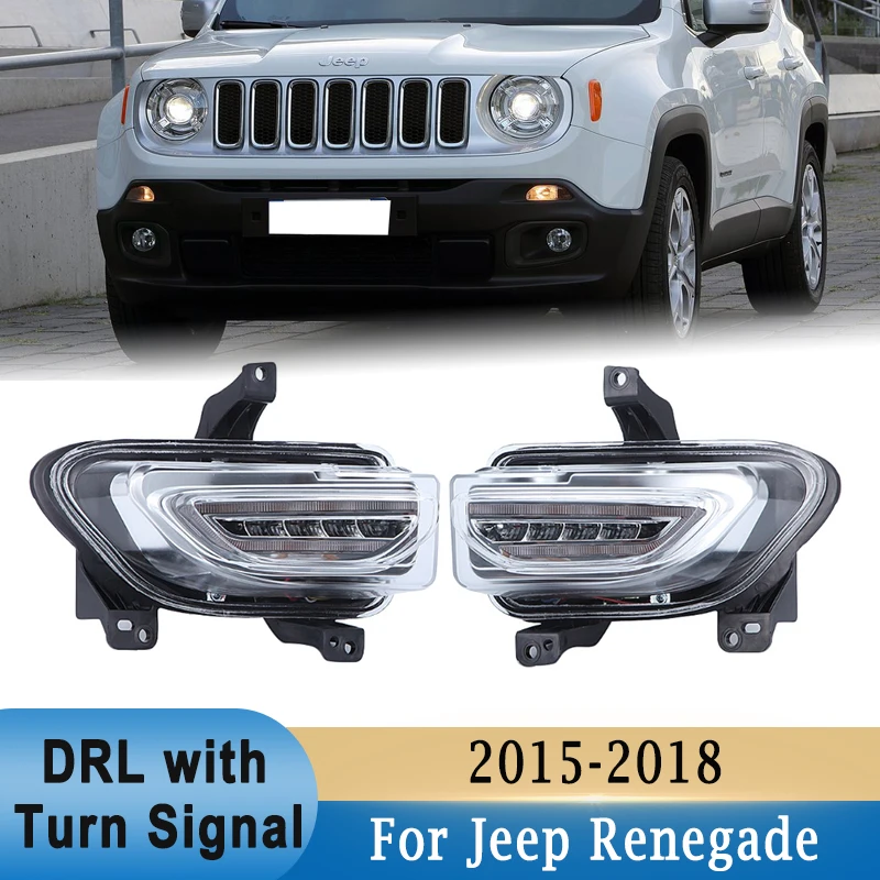 Model Kit Jeep - Voor Jeep Renegade 2015-2018 Voorbumper Led