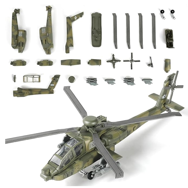Model Kit Helicopter - 1/72 Leger Jachtvliegtuig Bouwset Modern Vliegtuigmodel