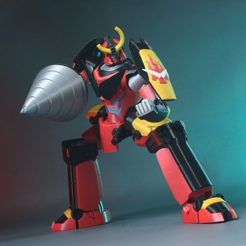 Model Kit Gurren Lagann - 3D-geprint Tengen Toppa Gurren Lagann-model, niet-toxisch,