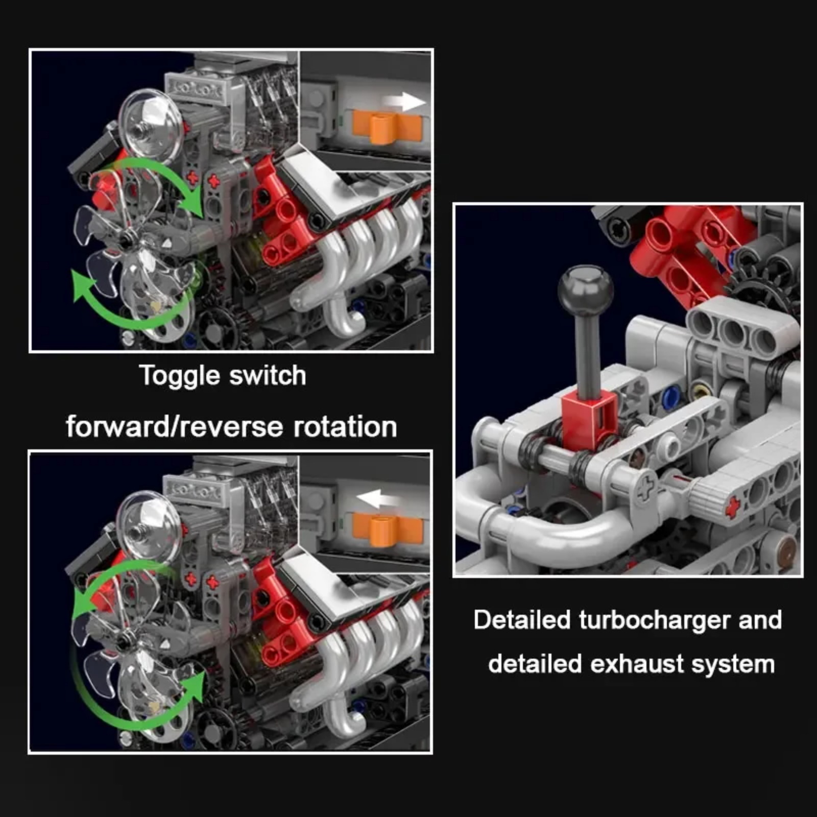 Mold King 10225 V8 motormodelb - Model Kit Engine V8 recensie en prijs