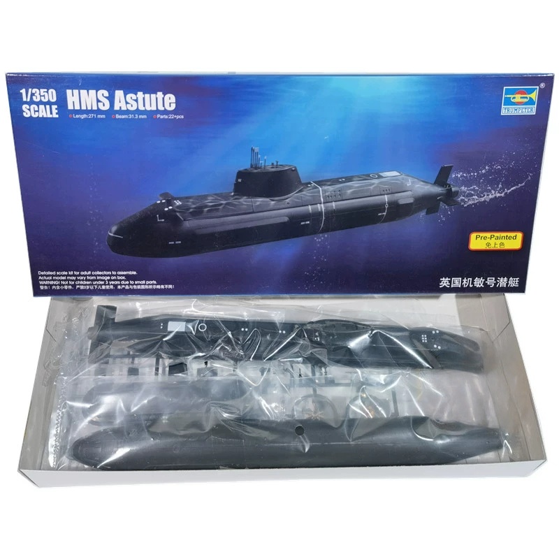 TRUMPETER 1/350 Schaal HMS Ast - Model Kit Ship recensie en prijs