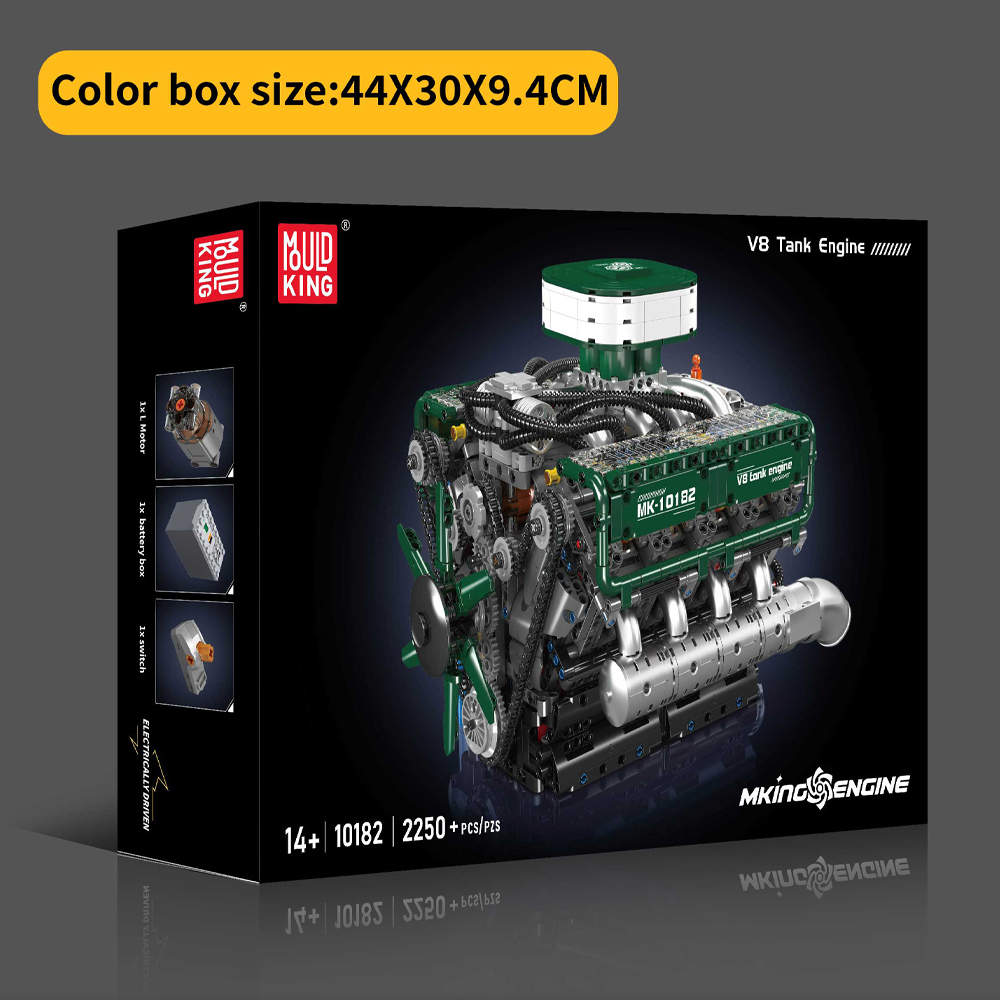 Mold King 10182 V8 Tank Motor  - Model Kit Engine V8 recensie en prijs