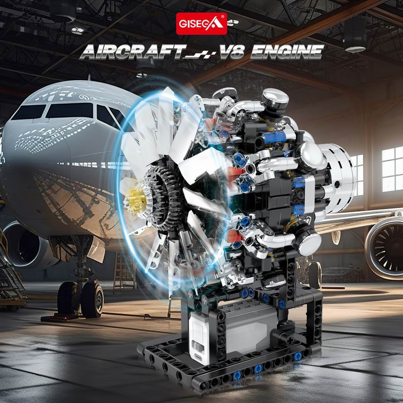 G8910 Luchtvaart V8 Motor 558p - Model Kit Engine V8 recensie en prijs