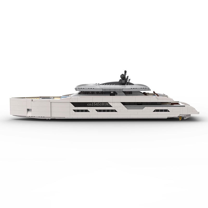 MOC Midi-Schaal Luxe Jacht Wit - Model Kit Yacht recensie en prijs