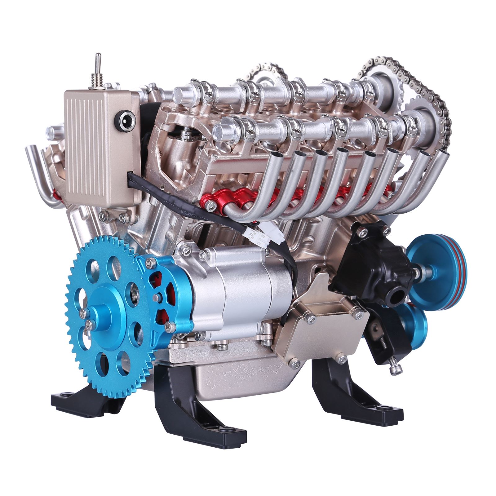 500+ stuks DIY V8 motormodel m - Model Kit Engine V8 recensie en prijs