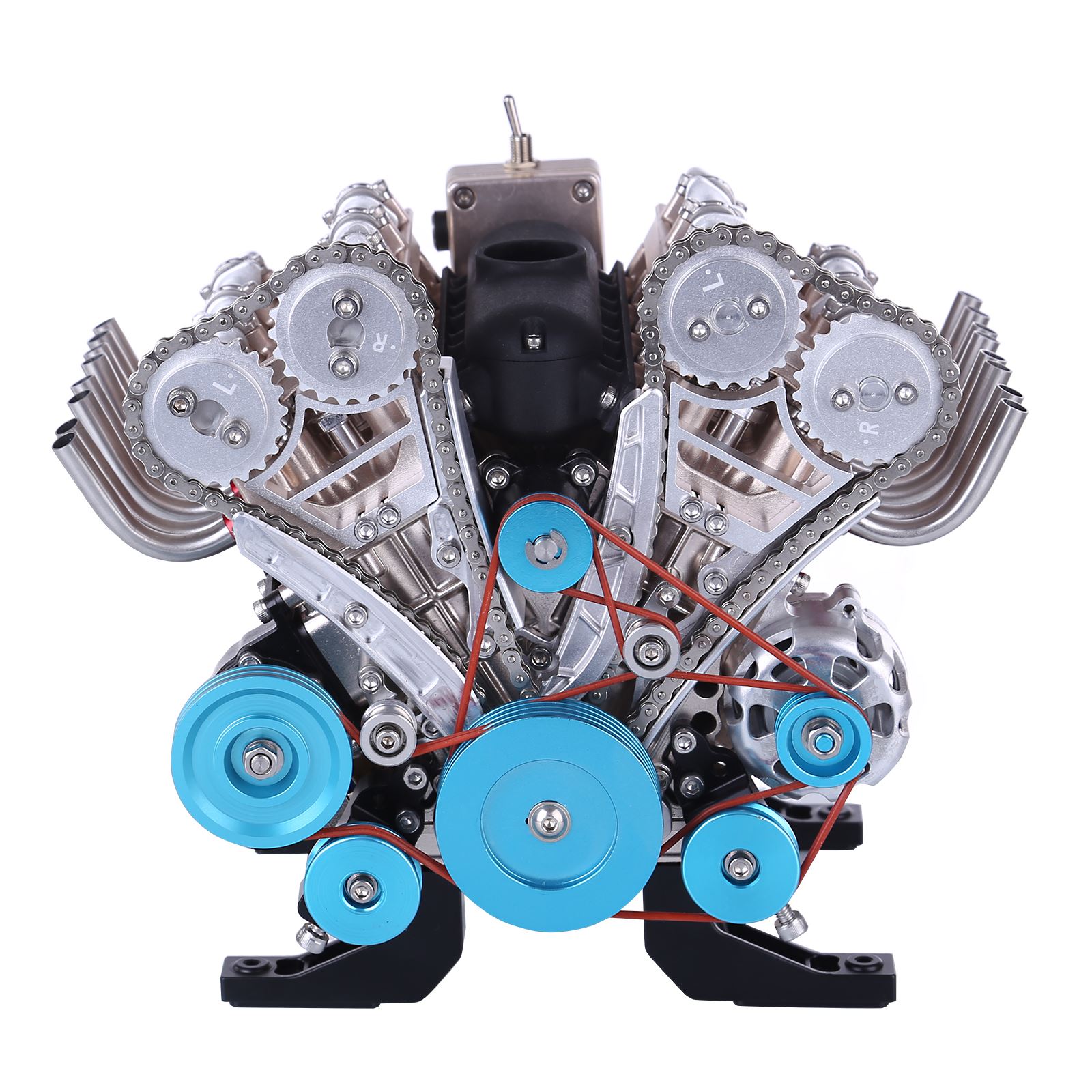 500+ stuks DIY V8 motormodel m - Model Kit Engine V8 recensie en prijs