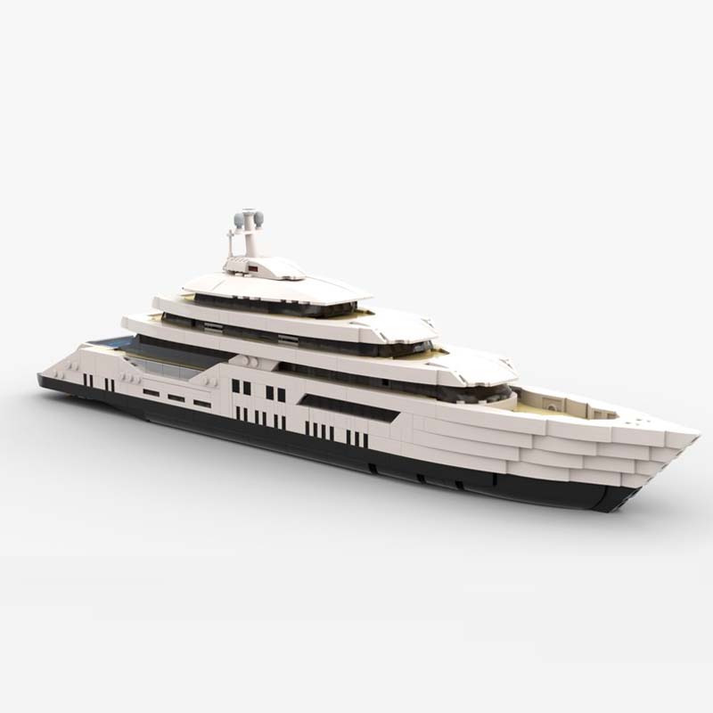 Nieuwe 1651-delige Moc Witte S - Model Kit Yacht recensie en prijs