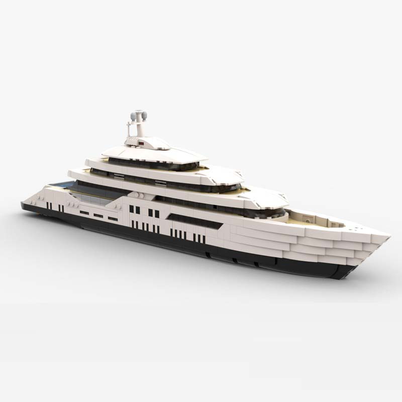 Nieuwe 1651-delige Moc Witte S - Model Kit Yacht recensie en prijs