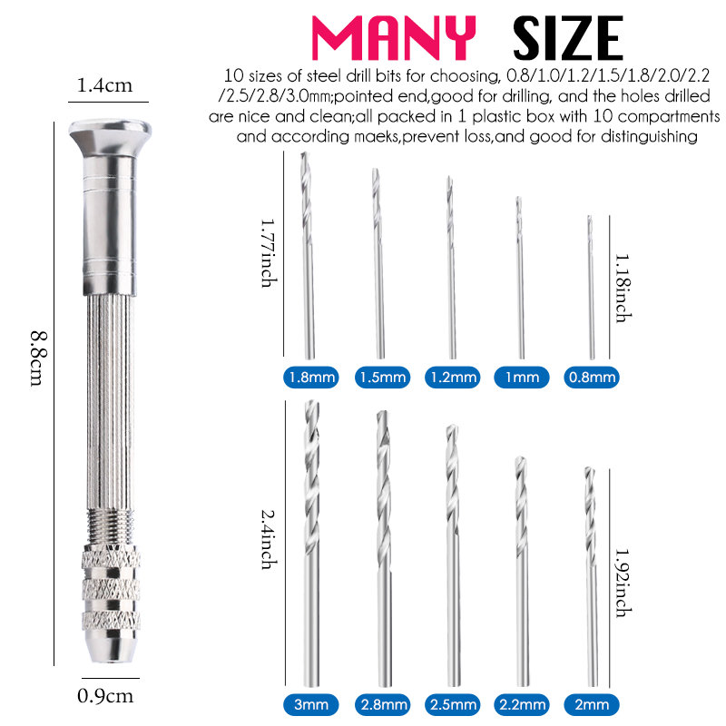 Mini Hand Hars Boor Pin Banksc - Pin Vice Micro recensie en prijs