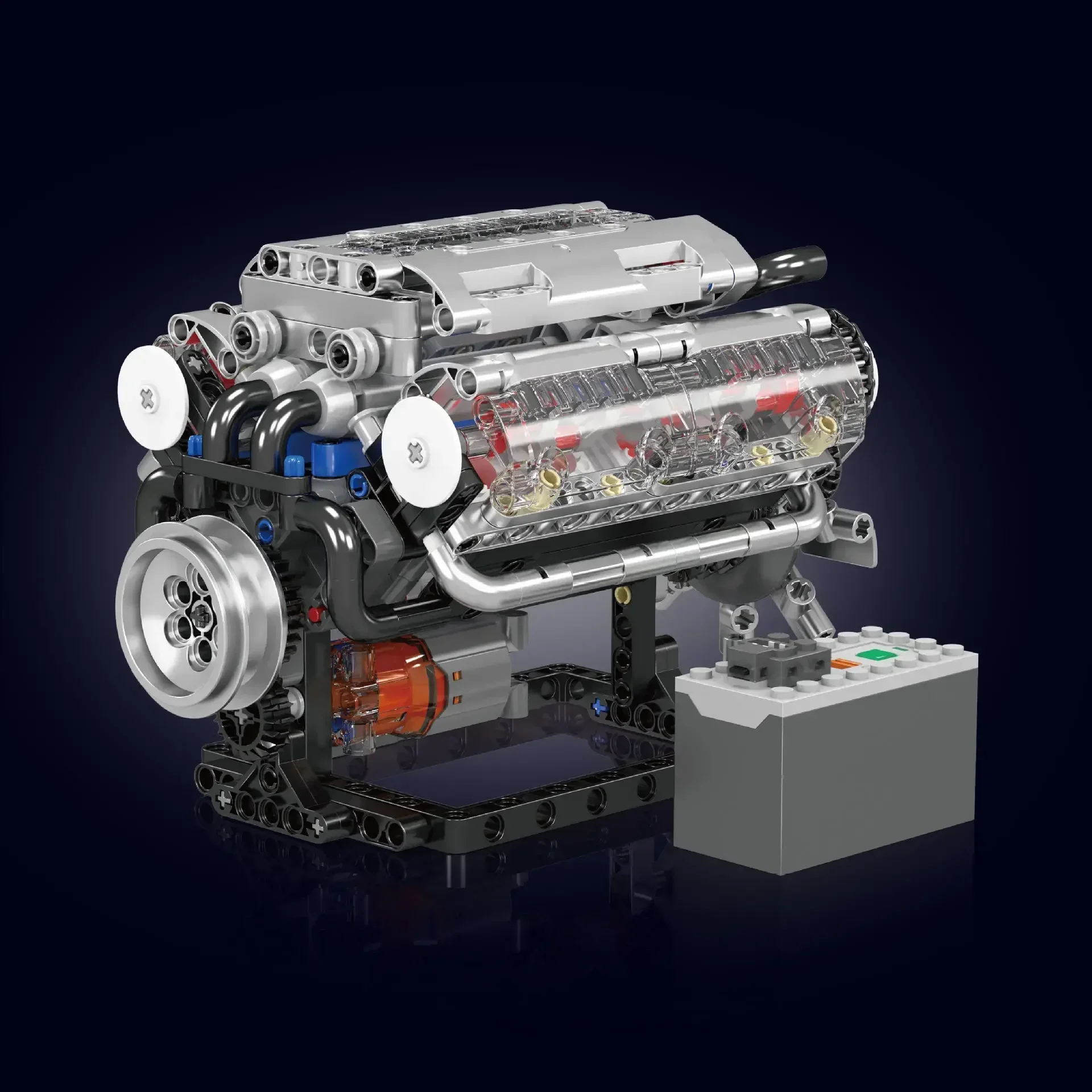 Mold King V8 Motor Bouwstenen  - Model Kit Engine V8 recensie en prijs