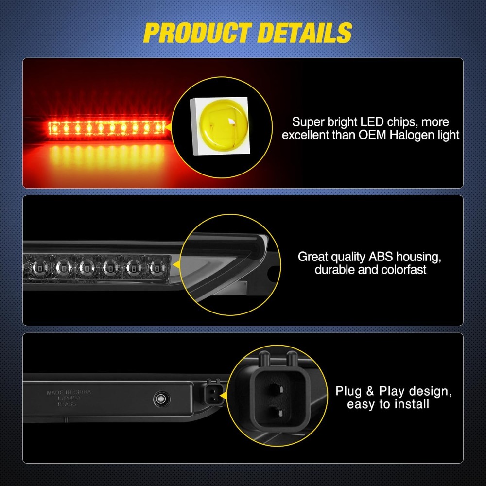Nilight LED derde remlicht com - Model Kit Jeep recensie en prijs
