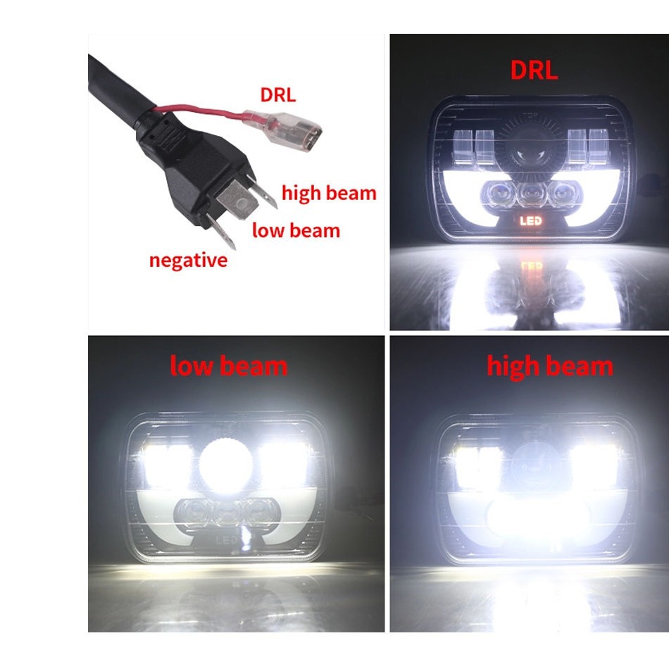 7 inch H4 LED-lamp voor Jeep W - Model Kit Jeep recensie en prijs