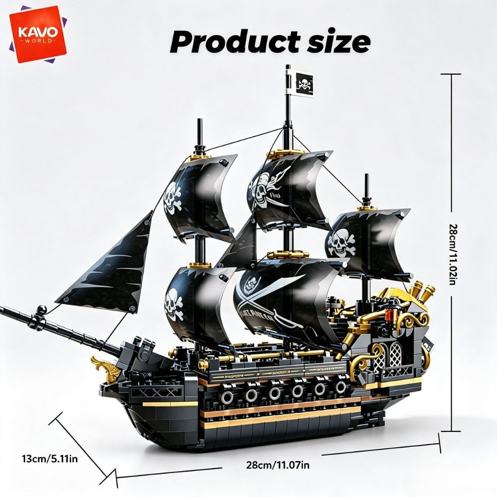 KAVOWORLD 801-delige Zwarte Ze - Model Kit Companies recensie en prijs