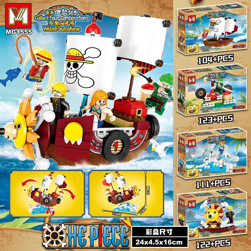 4-in-1 One Piece THOUSAND SUNN - Model Kit Ship recensie en prijs