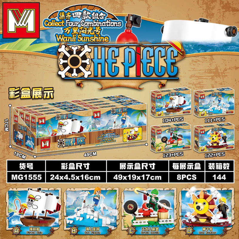 4-in-1 One Piece THOUSAND SUNN - Model Kit Ship recensie en prijs