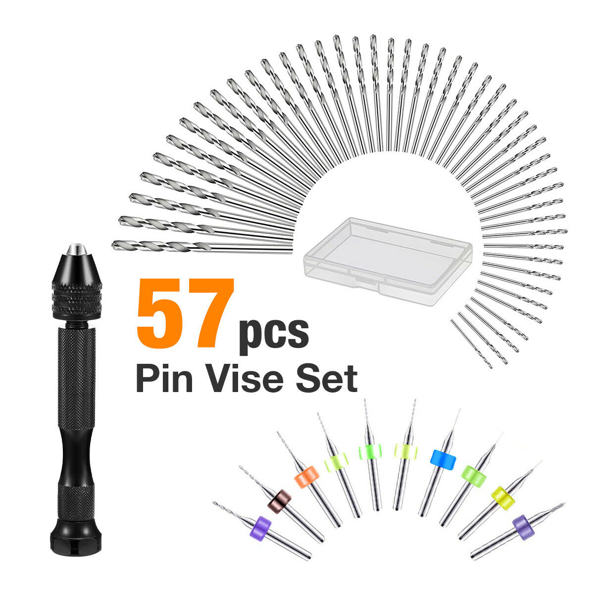 57 Stuks Gelegeerde Stalen Pin - Pin Vice Micro recensie en prijs