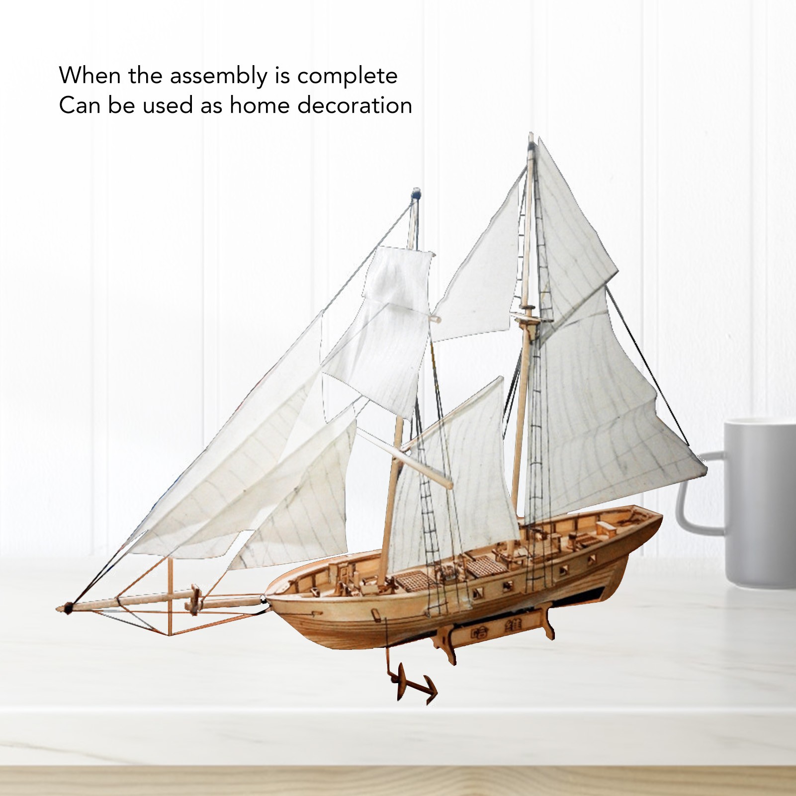 1:130 Houten Zeilbootbouwpakke - Model Kit Ship recensie en prijs