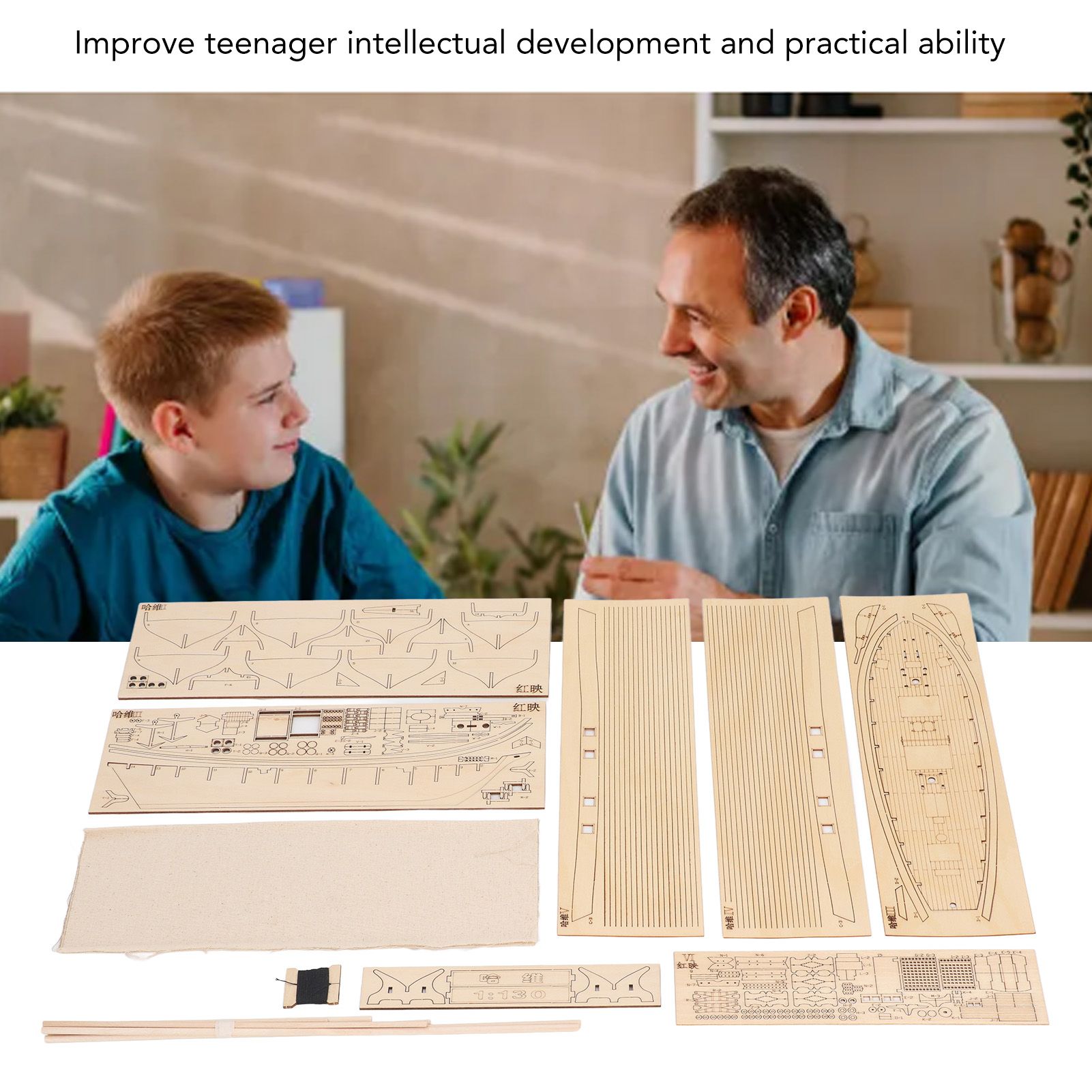 1:130 Houten Zeilbootbouwpakke - Model Kit Ship recensie en prijs