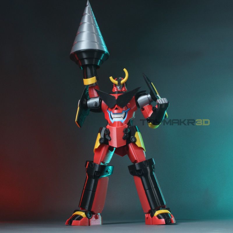 3D-geprint Tengen Toppa Gurren - Model Kit Gurren Lagann recensie en prijs