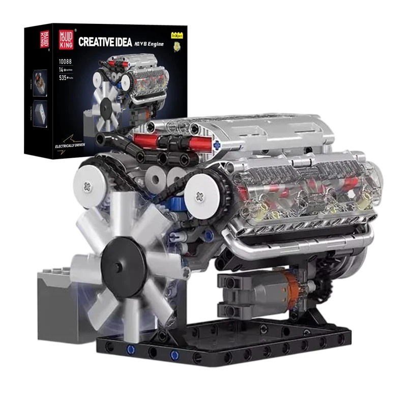 MOULD KING 535PCS V8 Motor Bou - Model Kit Engine V8 recensie en prijs
