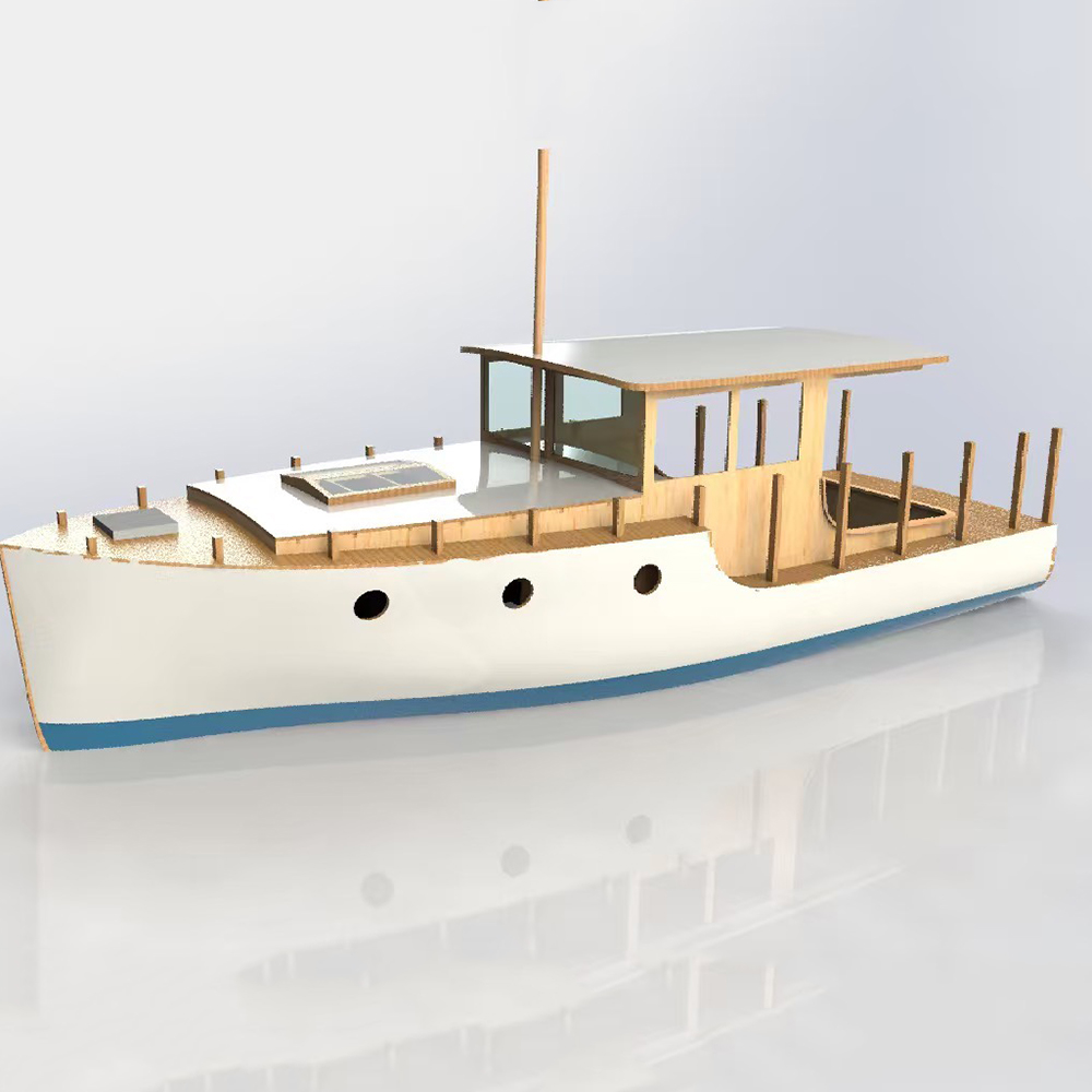 RC Boot 70cm Europese Klassiek - Model Kit Yacht recensie en prijs