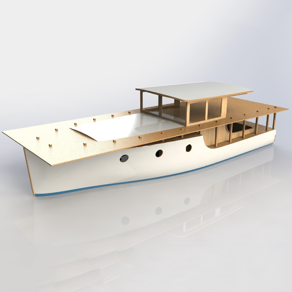 RC Boot 70cm Europese Klassiek - Model Kit Yacht recensie en prijs